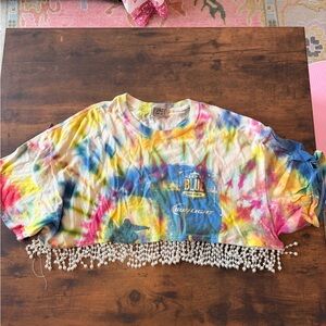 Bud Light Tie-Dye Crop Top